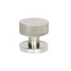 From The Anvil Satin Marine Ss (316) Brompton Mortice/Rim Knob Set (plain)