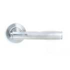 From The Anvil Polished Chrome Brompton Lever On Rose Set (beehive) - Unsprung