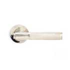From The Anvil Polished Nickel Brompton Lever On Rose Set (plain) - Unsprung