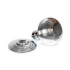 From The Anvil Polished Chrome Beehive Centre Door Knob