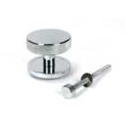 From The Anvil Polished Chrome Brompton Centre Door Knob (plain)