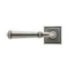 From The Anvil Pewter Regency Lever On Rose Set (square)