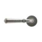 From The Anvil Pewter Regency Lever On Rose Set (plain)
