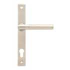 From The Anvil Polished Nickel Brompton Slimline Lever Espag. Lock Set