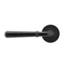 From The Anvil Black Hammered Newbury Lever On Rose Set (plain)