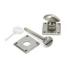 From The Anvil Pewter Diamond Bathroom Thumbturn