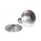 From The Anvil Satin Chrome Beehive Centre Door Knob
