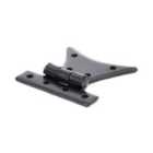 From The Anvil Black 2" Half Butterfly Hinge (pair)