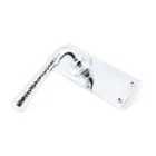 From The Anvil Polished Chrome Hammered Newbury Lever Latch Set
