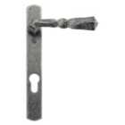 From The Anvil Pewter Narrow Lever Espag. Lock Set