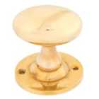 From The Anvil Polished Brass Oval Mortice/Rim Knob Set