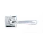 From The Anvil Polished Chrome Newbury Lever On Rose Set (square)