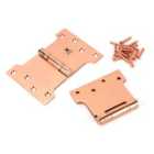 From The Anvil Polished Bronze 4" X 4" X 6" Parliament Hinge (pair) Ss