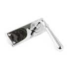 From The Anvil Polished Chrome Newbury Lever Latch Set