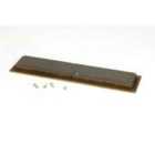 From The Anvil Aged Brass 250Mm Plain Rectangular Pull