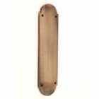 Spira Brass Victorian Half Round Finger Plate 300Mm Antique Brass