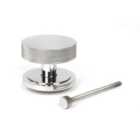From The Anvil Polished Marine Ss (316) Brompton Centre Door Knob (art Deco)