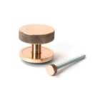 From The Anvil Polished Bronze Brompton Centre Door Knob (plain)
