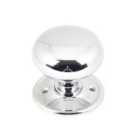 From The Anvil Polished Chrome Mushroom Mortice/Rim Knob Set