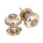 From The Anvil Aged Brass 63Mm Prestbury Mortice/Rim Knob Set