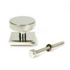 From The Anvil Polished Nickel Brompton Centre Door Knob (square)