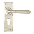From The Anvil Polished Nickel Hinton Lever Euro Lock Set