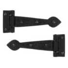 From The Anvil Black Textured 6" Cast T Hinge (pair)