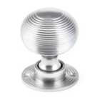 From The Anvil Satin Chrome Heavy Beehive Mortice/Rim Knob Set