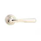 From The Anvil Polished Nickel Newbury Lever On Rose Set (art Deco)