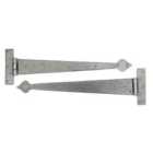 From The Anvil Pewter 22" Arrow Head T Hinge (pair)
