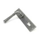From The Anvil Pewter Regency Lever Espag. Lock Set