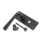 From The Anvil Aged Bronze Hammered Newbury Lever Bathroom Set