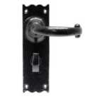 From The Anvil Black Cottage Lever Bathroom Set