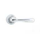 From The Anvil Polished Chrome Newbury Lever On Rose Set (plain) - Unsprung