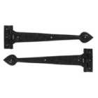From The Anvil Black Textured 16" Cast T Hinge (pair)