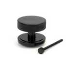 From The Anvil Black Brompton Centre Door Knob (art Deco)