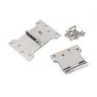From The Anvil Polished Ss 4" X 4" X 6" Parliament Hinge (pair)