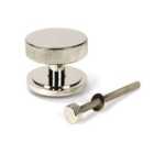 From The Anvil Polished Nickel Brompton Centre Door Knob (art Deco)