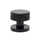 From The Anvil Black Brompton Mortice/Rim Knob Set (plain)