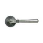 From The Anvil Pewter Newbury Lever On Rose Set (plain)