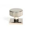 From The Anvil Polished Nickel Brompton Mortice/Rim Knob Set (square)