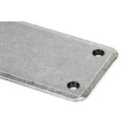 From The Anvil Pewter 800Mm Plain Fingerplate