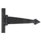 From The Anvil Black 6" Arrow Head T Hinge (pair)