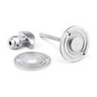 From The Anvil Satin Chrome Round Bathroom Thumbturn