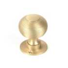 From The Anvil Satin Brass Heavy Beehive Mortice/Rim Knob Set