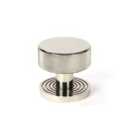 From The Anvil Polished Nickel Brompton Mortice/Rim Knob Set (beehive)