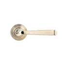 From The Anvil Polished Nickel Avon Round Lever On Rose Set (beehive) - Unsprung