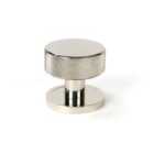 From The Anvil Polished Nickel Brompton Mortice/Rim Knob Set (plain)