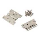 From The Anvil Polished Nickel 4" X 2" X 4" Parliament Hinge (pair) Ss