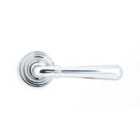 From The Anvil Polished Chrome Newbury Lever On Rose Set (art Deco) - Unsprung